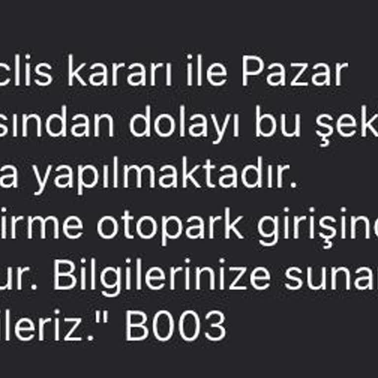 İspark Bahçelievler Cumhuriyet Zemin Altı Otoparkı Pazar Sorunu