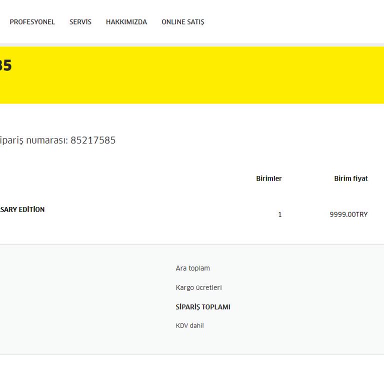 Karcher Ürün İadesi Sorunu