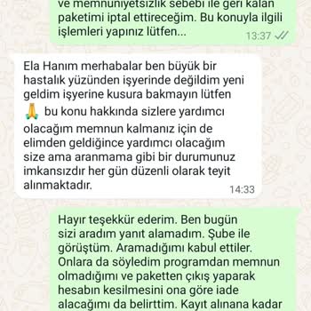 Opia Beauty Lounge Kızılay Opia Beauty Zayıflama Paket İptal Ücretini İade Etmiyor