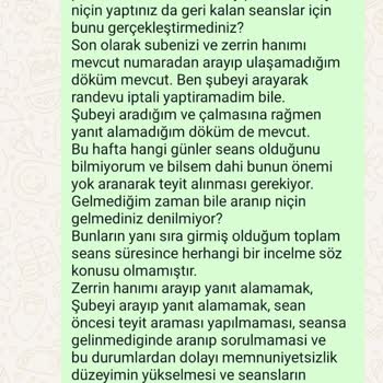 Opia Beauty Lounge Kızılay Opia Beauty Zayıflama Paket İptal Ücretini İade Etmiyor