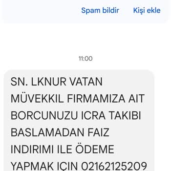 Metka Hukuk Borcunuz Var İcra Göndereceğiz