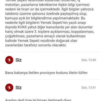 Yemek Sepeti Para İadesi Yapmıyorlar