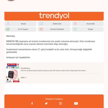 Trendyol Mağdur Etmesi Ve Eksik Bilgi Vermesi