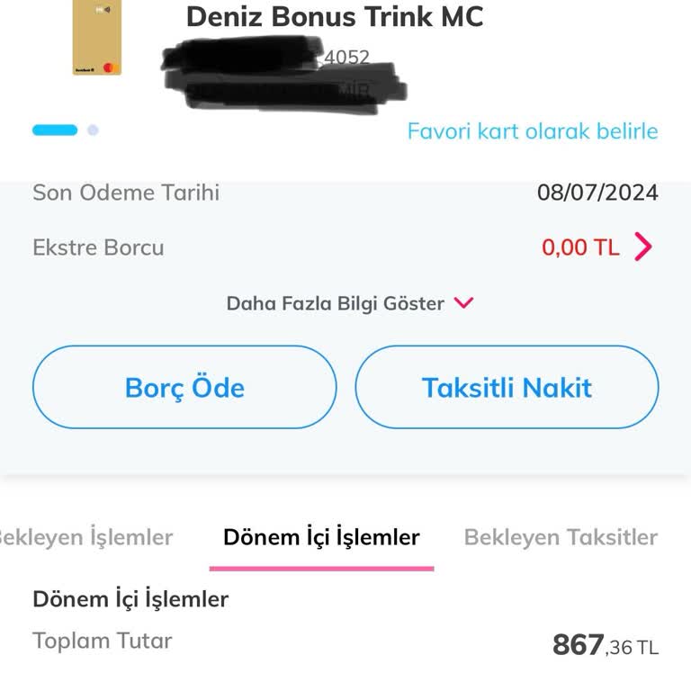 Denizbank Aidat Ücreti Kesintisi