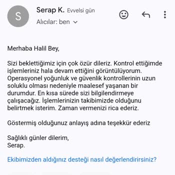 Armut Güvenlik Kontrolü Yapmak İçin Günlerdir Hesabımı Dondurdu