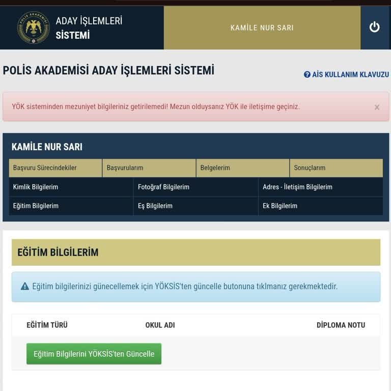 Pmyo İçin Sınav Başvurusunu Tamamlayamıyorum