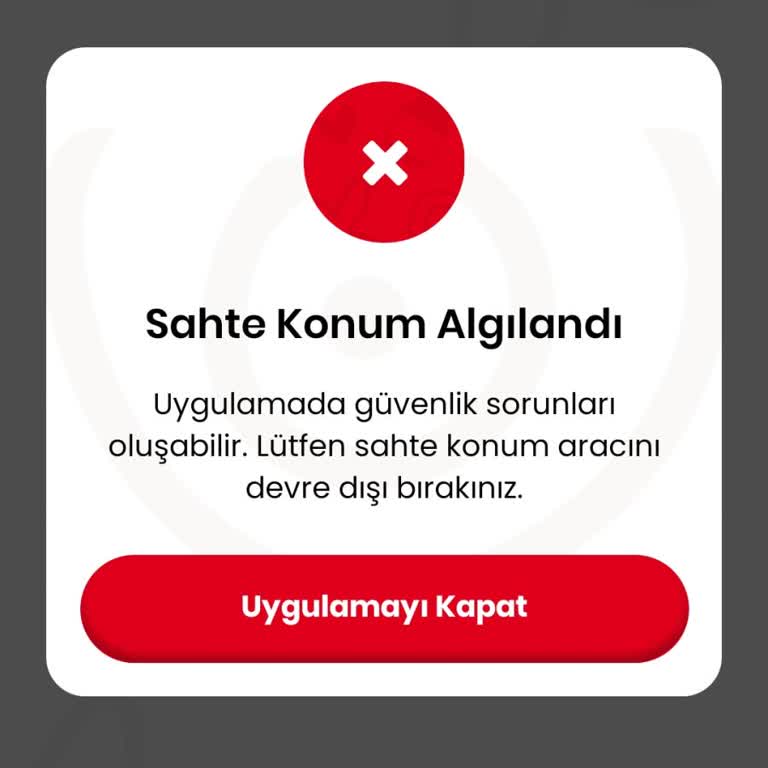 Nutella Uygulaması Konum Hatası