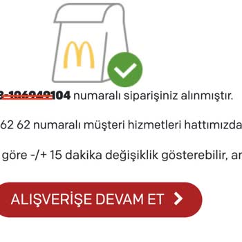 McDonald's Göztepe Orada İnşaatlar Var Diyerek Sipariş Göndermiyor!