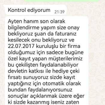 Evde Paketleme Türkiye S*****. Factoring Şikayet Var