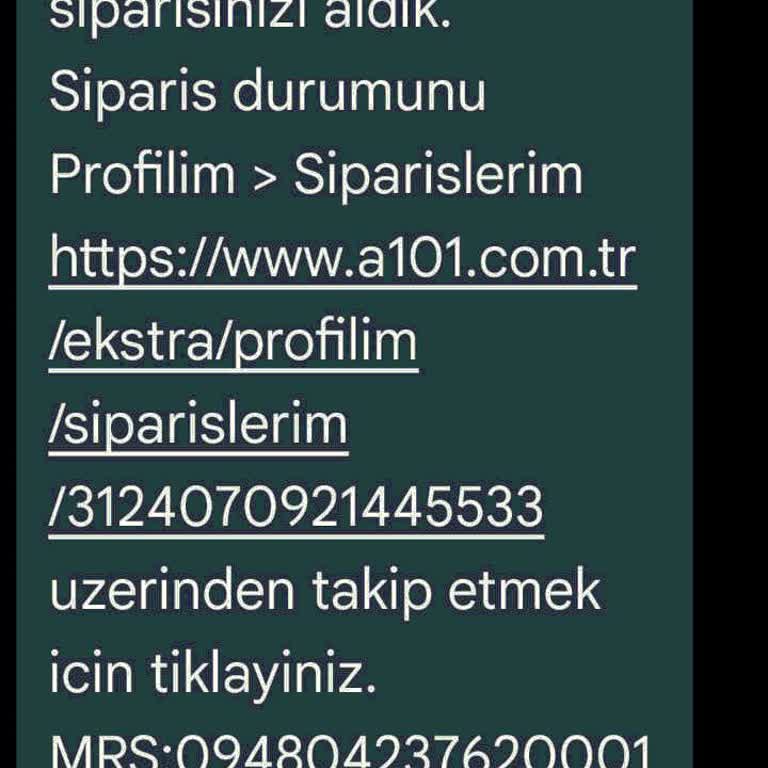 A101 Su Sebili Kargo Sorunu