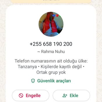 WhatsApp Finansal Hesap Eklendi Mesajı