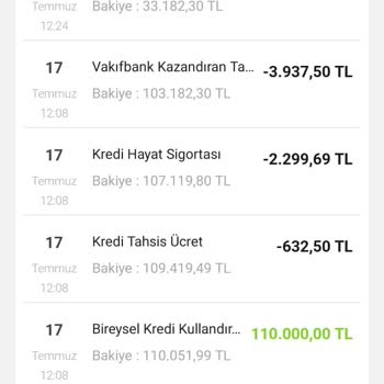 VakıfBank Kazandıran Tarife İptali