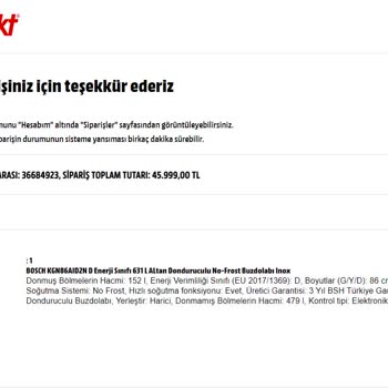 Media Markt Online'dan Alınan Buzdolabı 10 Gündür Kargoya Verilmiyor!