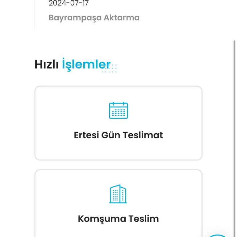 Kargoist Tarafından Teslim Edilmeyen Kargo