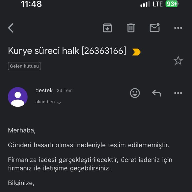 Scotty Boyner Kurye Süreci Ve Hizmeti