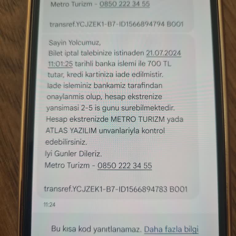 Obilet Para İadesi Yapmıyor