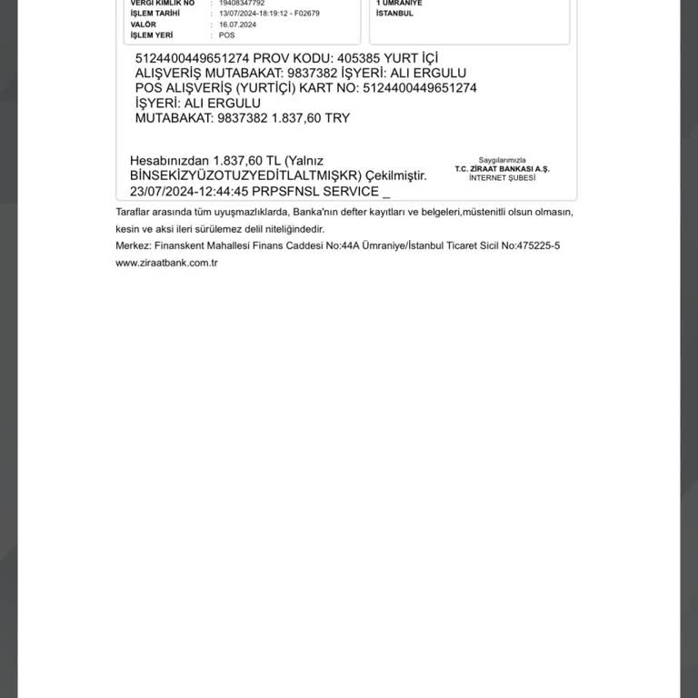 Ali Mağazaları Mağazadan Ürün Ve Para İadesi Sorunu