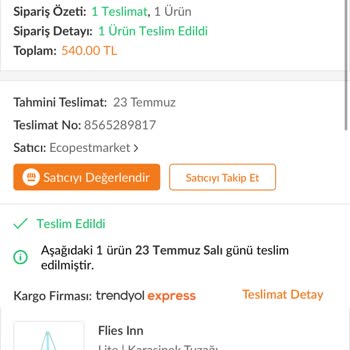 Ecopestmarket Farklı Ürün Gönderdi!