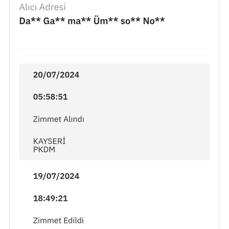 PTT Kargo Görevlisinin, Araç Yanında Teslim İçin, Sokağa Çağırması