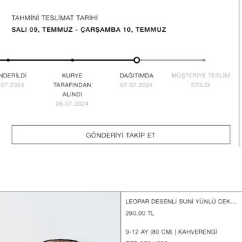 Zara Ve Birgündekargo Kargom Nerede