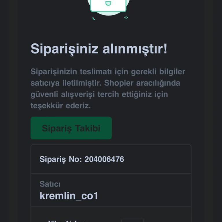 Shopier Kargoya Verilmiyor İptal İşlemi Yok