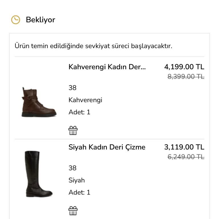 Divarese 18günlük Sipariş Gecikmesi
