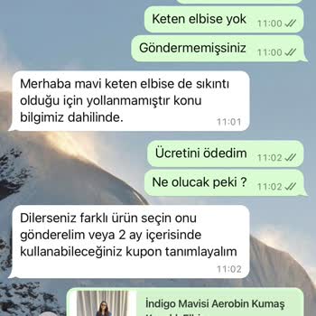 İdil Mulhan Butik Ürün Gönderdiği Yapmıyor
