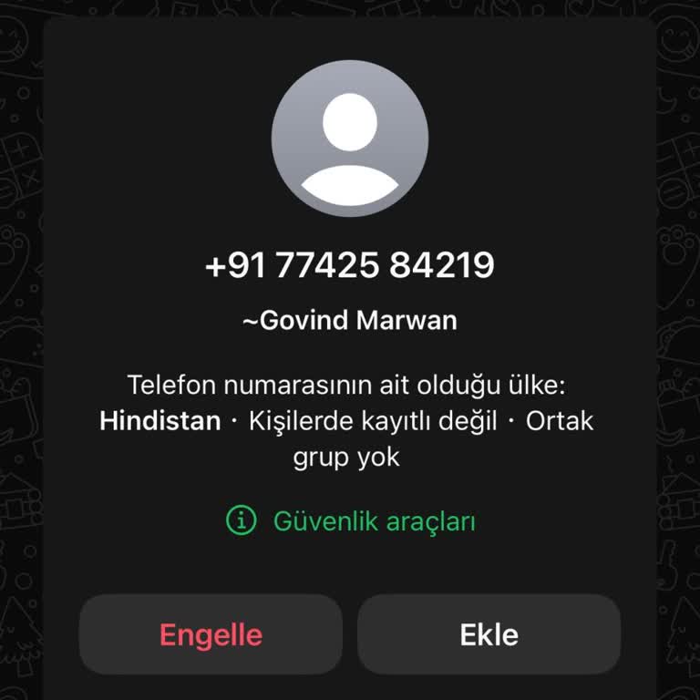 WhatsApp Bilgim Dışında Sabah Böyle Bir Mesaj Geldi
