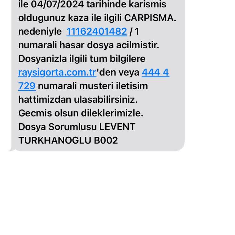 Ray Sigorta - Eksper Mağduriyeti Gidermiyor.