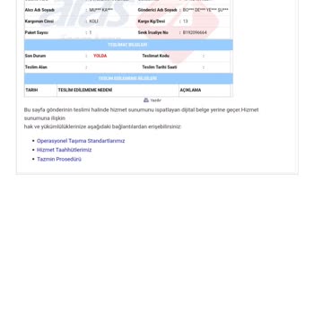 Aras Kargo'daki Paketime, Gazetede Kayıp İlanı Vereceğim!