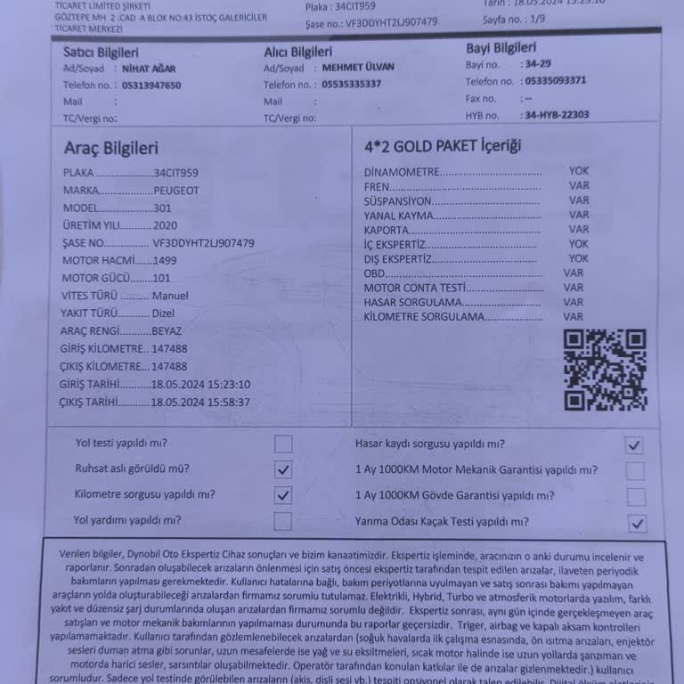 Dynobil Oto Ekspertiz Otoport Ağar Otomotiv