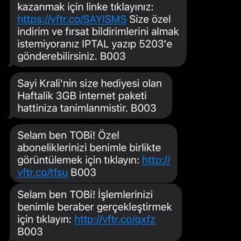 Vodafone'un Yanıltıcı SMS Kampanyası Ve Ücret Kesintisi