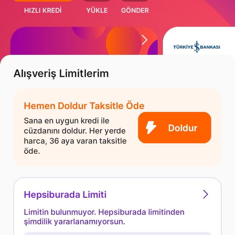 Hepsiburada Hepsi Pay Limit