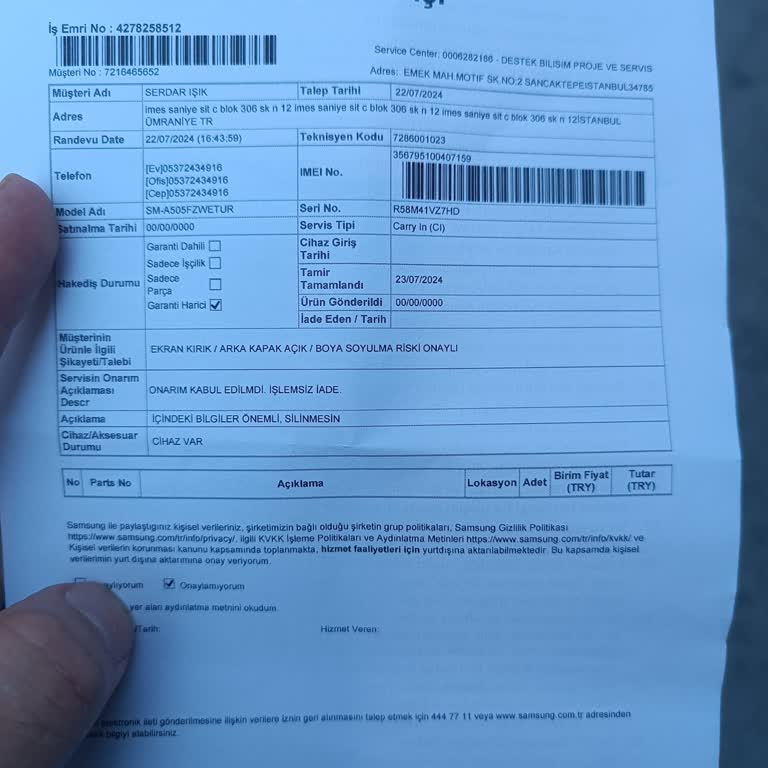 Samsung Fazladan Telefon Arızası Çıkarma