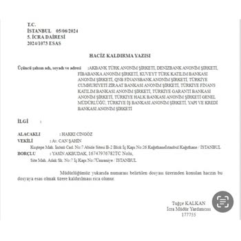 Halkbank İcra Dosyası Hala Açık Gözüküyor