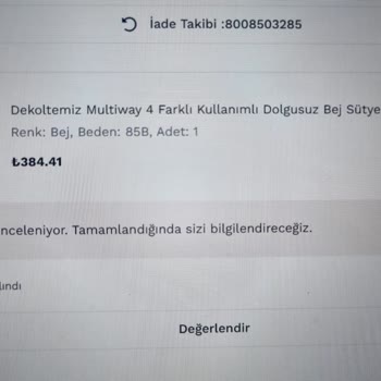 Penti'den Yanlış Ürün Gönderimi Ve İademin Hala Yapılmamış Olması