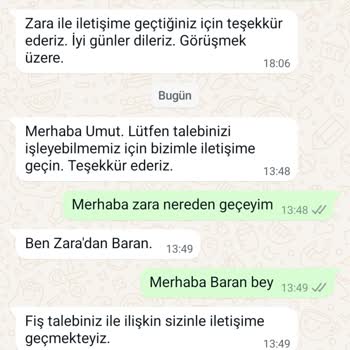 Zara Pantolon Renk Solması Ve Müşteri Hizmetleri Sorunu