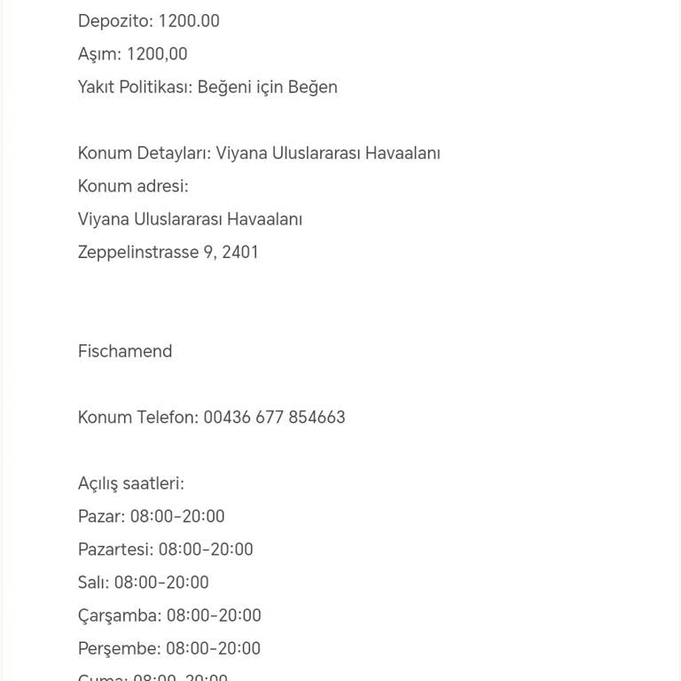 Greenmotion Car Rental Greenmotion Firması Kiraladığım Aracımı Teslim Etmedi.