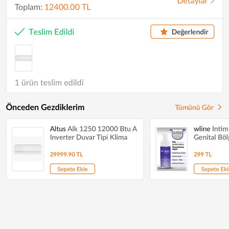 Altus Klima Soğutmuyor Değişim Veya İade İstiyorum