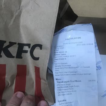KFC Kömür Burger 🍔