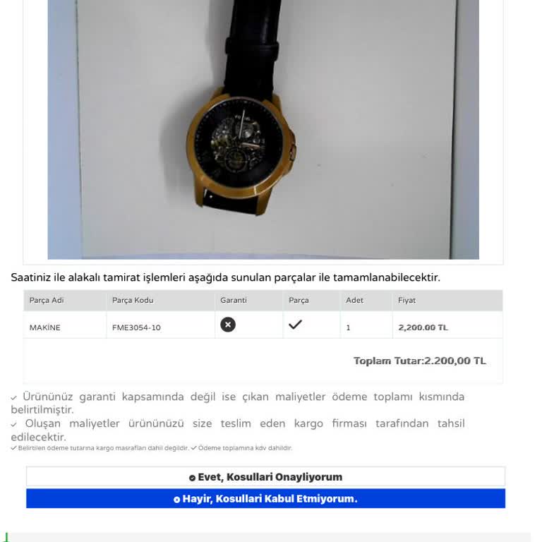 Saat & Saat Müşteri Hizmetlerine Ulaşılmıyor, Teknik Servis Sizleri Umursamıyor.