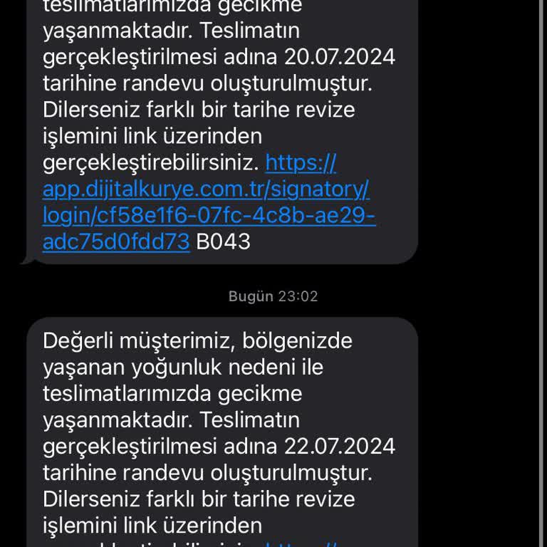 Djtlkurye Verdiği Randevuyu Defalarca İptal Etti!