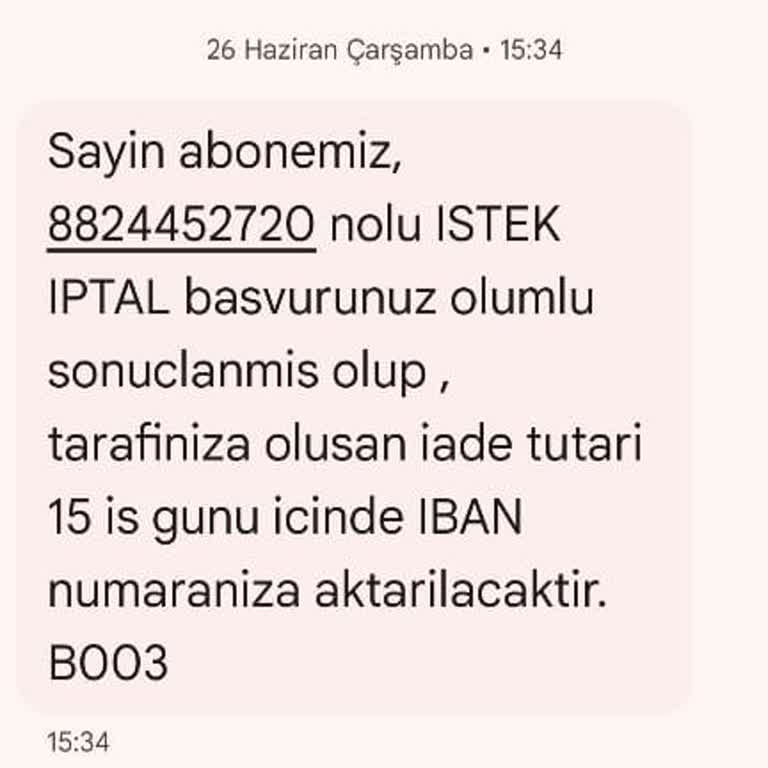 Alo 185 Su ve Kanal Arıza İSKİ Güvence Bedelini İade Etmiyor