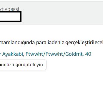 Amazon Para İadem Kredi Kartıma Yatırılmadı.