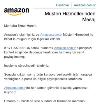 Amazon 14gun İade Süresi Geçti Ve Kusurlu Ürüne Red Verip Geri Göndermediler