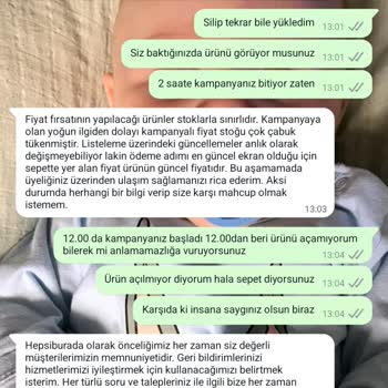 Hepsiburada Kampanya Diye Yine Aldatıyor!...