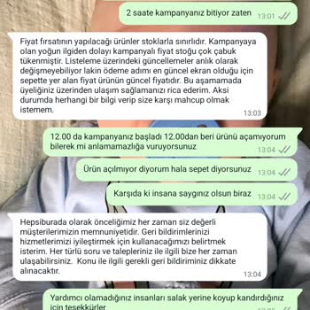 Hepsiburada Kampanya Diye Yine Aldatıyor!...