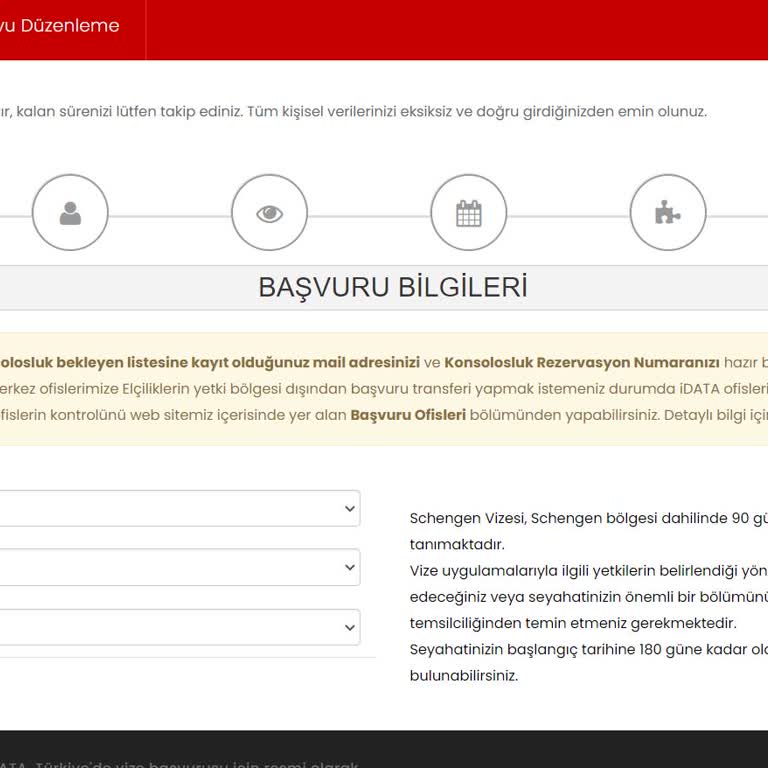 İData Başvuru Sayfası İlerleme Sorunu