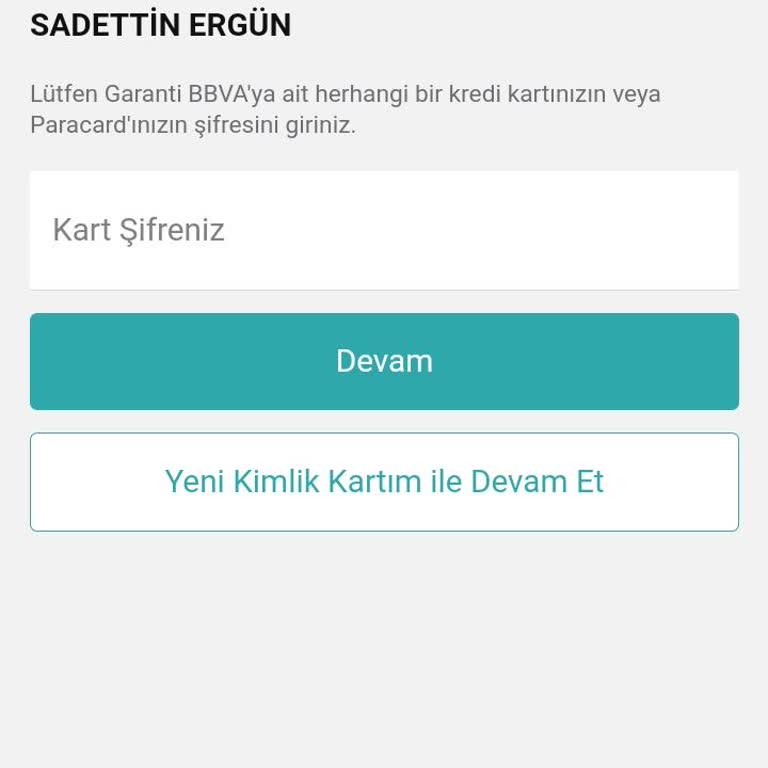Garanti BBVA Cep Şube Kullanamıyorum