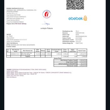 Ebebek Ayıplı Ürünü Kendileri Kabul Etmemesi.